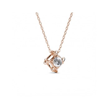 Pendentif Roxy - Or Rosé et Cristal