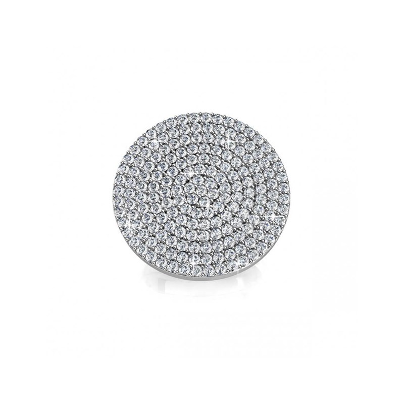 Bague Melody - Argenté et Cristal - vue 3