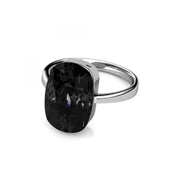 Bague Classic - Argenté et Noir