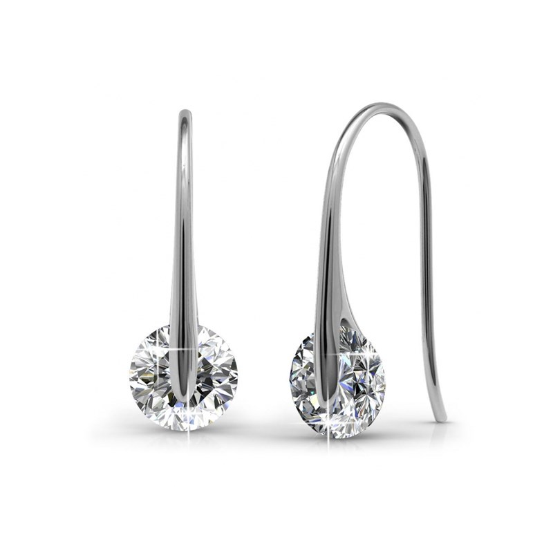 Parure Classy : Argenté et Cristal - vue 2