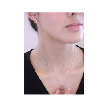 Clarine set: Rosé Gold and Crystal