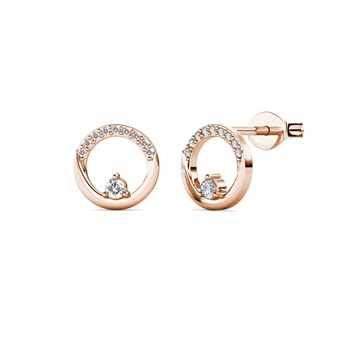 Clarine set: Rosé Gold and Crystal