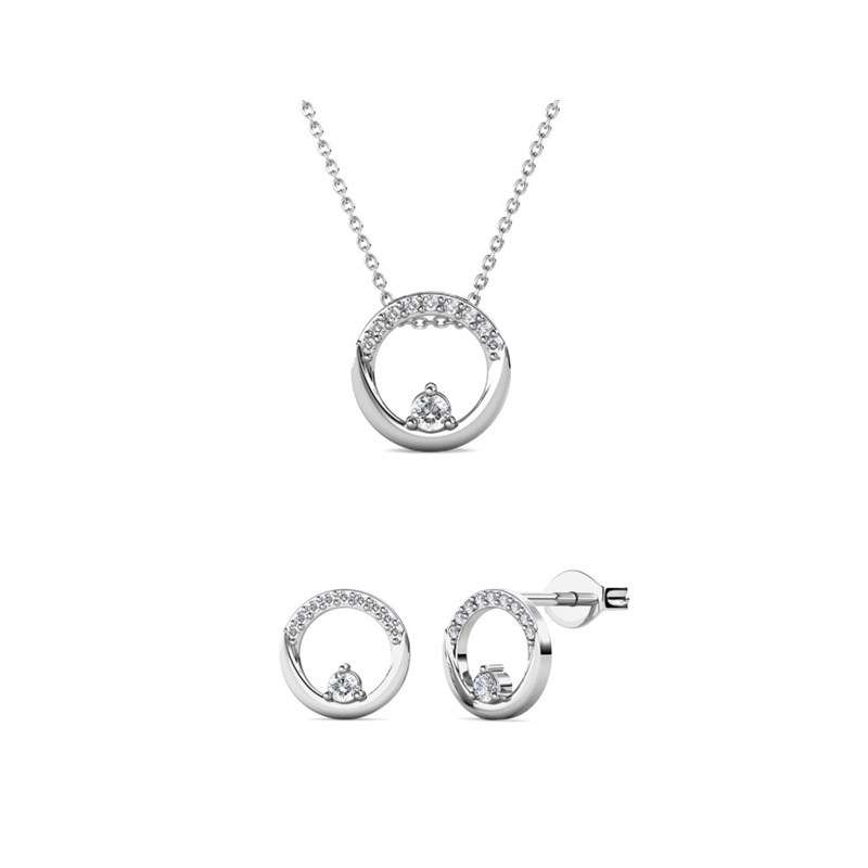 Parures Clarine - Doré et Cristal