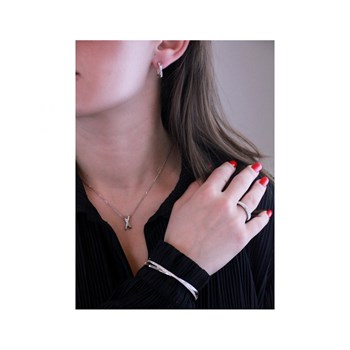 Criss Set and Box - Silver and Crystal