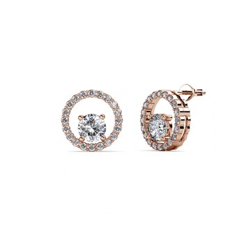 Set and Box Desiree - Rosé Gold and Crystal