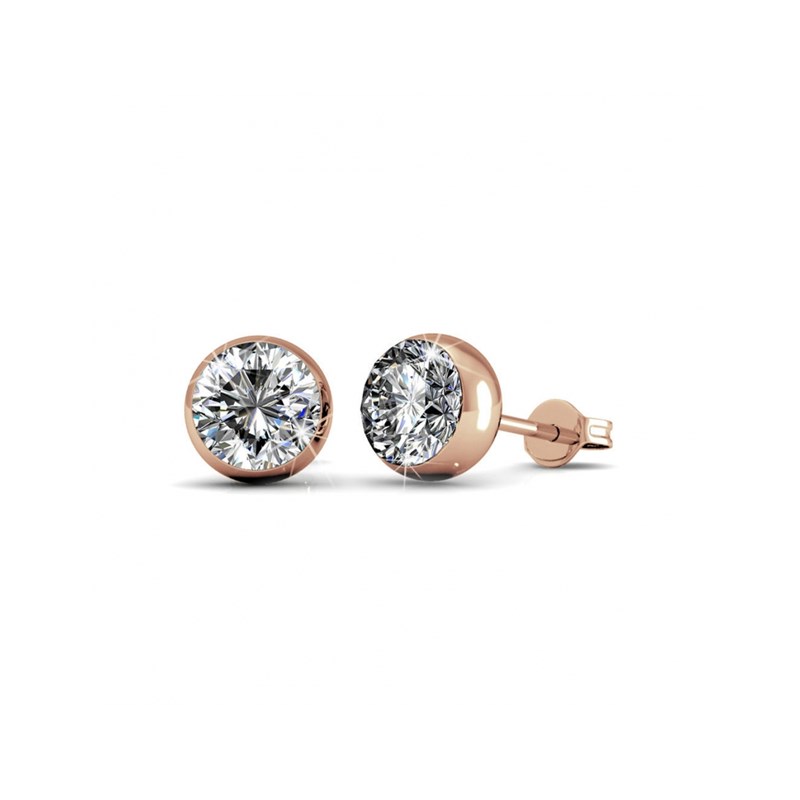 Parure et Coffret Moon - Or Rosé et Cristal - vue 3