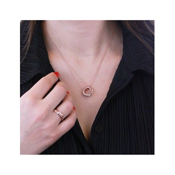 Square Hoop Set and Box - Rose Gold and Crystal