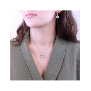 Tiffy Hook Set and Box - Silver and Crystal