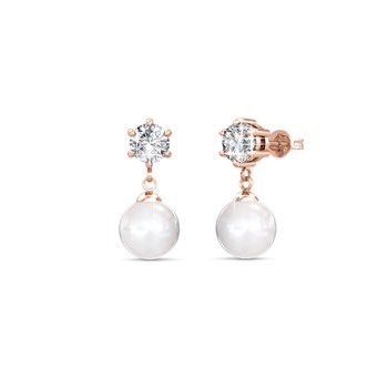 Pauline Set and Box - Rosé Gold and Crystal