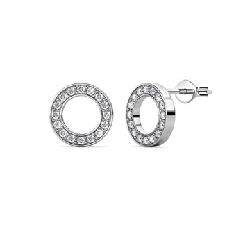 Boucles d'oreilles Ophir - Argenté et Cristal