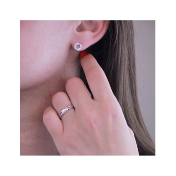 Boucles d'oreilles Ophir - Argenté et Cristal