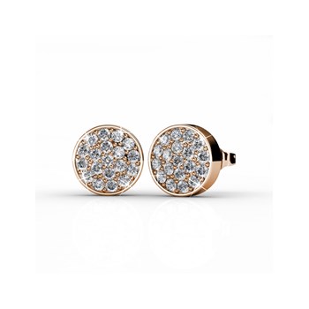 Parure Round - Or Rose et Cristal
