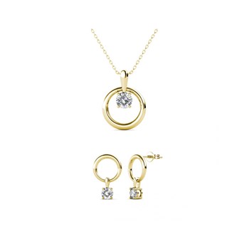 Octavia Sets - Gold and Crystal