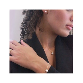 Parure trio Mother Of Pearl - Doré Et Blanc