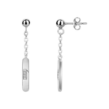 Boucles d'oreilles pendantes en Argent