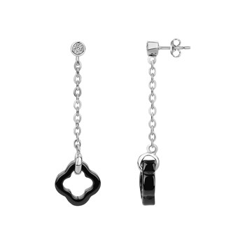 Boucles d'oreilles pendantes en Argent