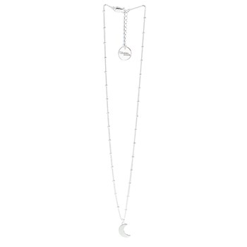 collier lune plaqué argent - SÉLÉNÉ