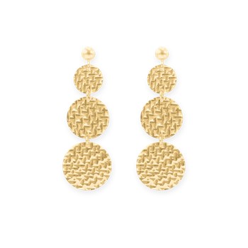 Gold-plated earrings
