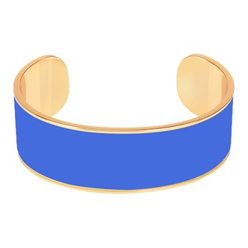 Bracelet jonc ouvert ajustable bleu majorelle
collection bangle