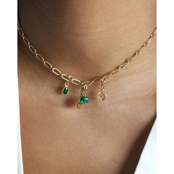 PURE TORSADÉE 24K gold-plated twisted link necklace