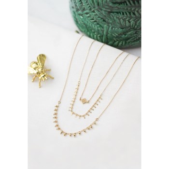 Contemporary 24k gold necklace ALEGRIA