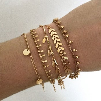 Original silver plated adjustable bracelet INDRA