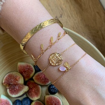 Timeless bracelet in 24k gold CAMILLE