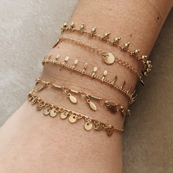 Timeless everyday silver bracelet CAMILLE