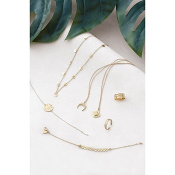 Boucles d'oreilles simple dorées à l'or fin 24K PIA