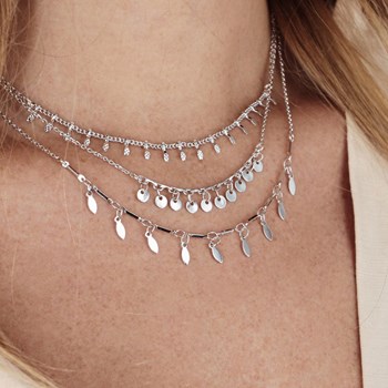 Timeless everyday silver necklace CAMILLE