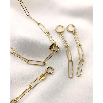 MAXI PURE 24K gold-plated XXL mesh necklace