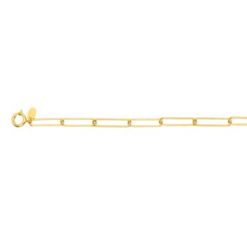 Bracelet maille XXL dorée à l'or fin 24K MAXI PURE
