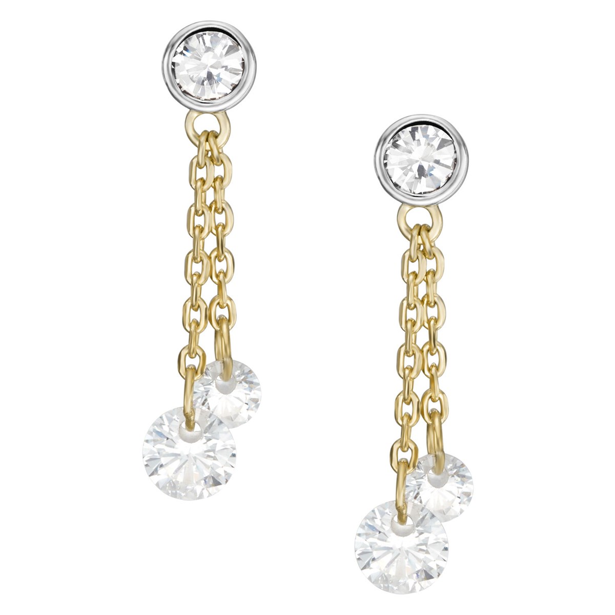 Boucles d'oreilles Fossil Sadie Shine Bright_x000D_
pendante