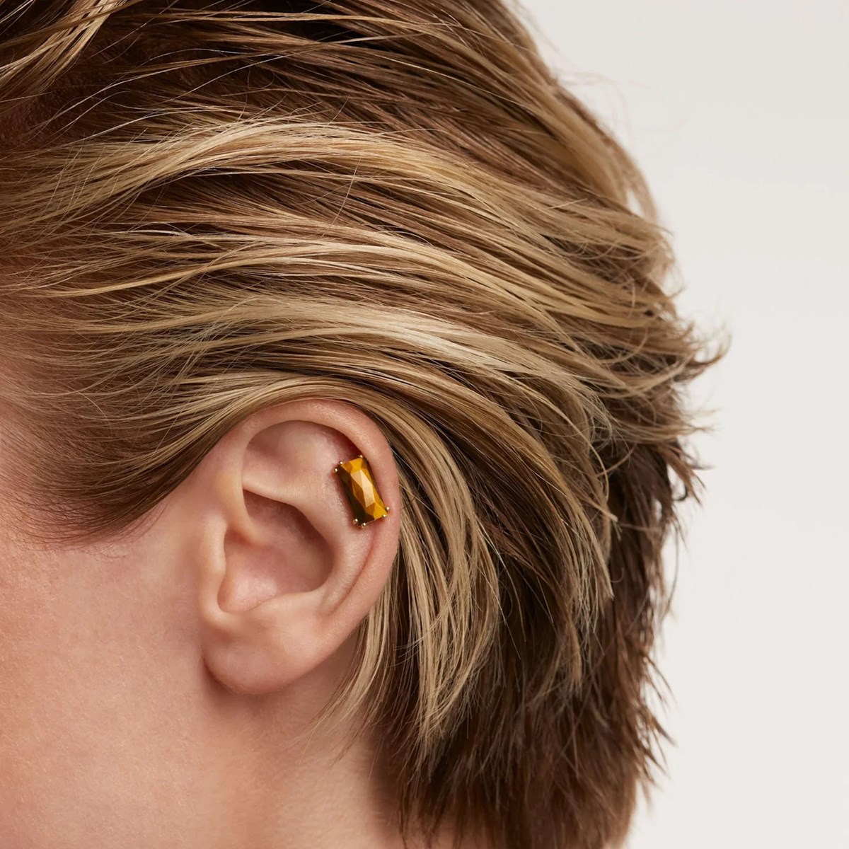 Boucle d'oreille individuelle PdPaola Maiko Oeil de_x000D_
Tigre - vue 3