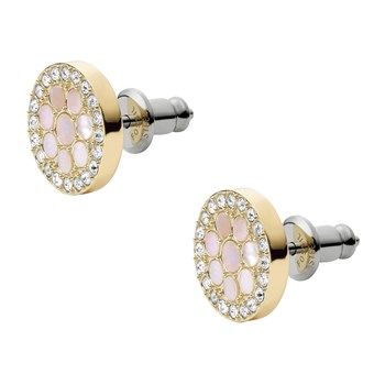 Clous d'oreilles Fossil Sadie Mosaic en nacre