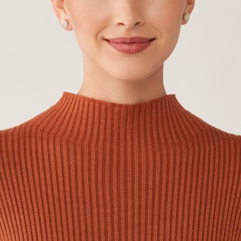 Clous d'oreilles Fossil Sadie Mosaic en nacre