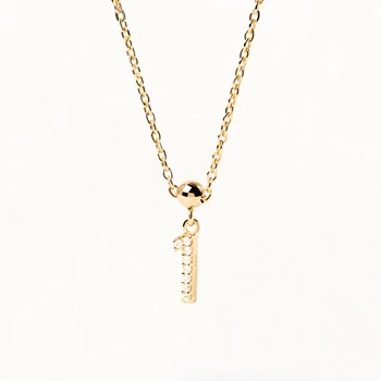 Charm PdPaola Numéro 1 doré
