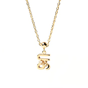 Charm PdPaola 'US' doré et oxyde