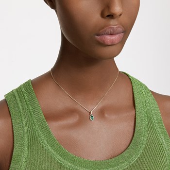 Collier Swarovski Stilla goutte verte