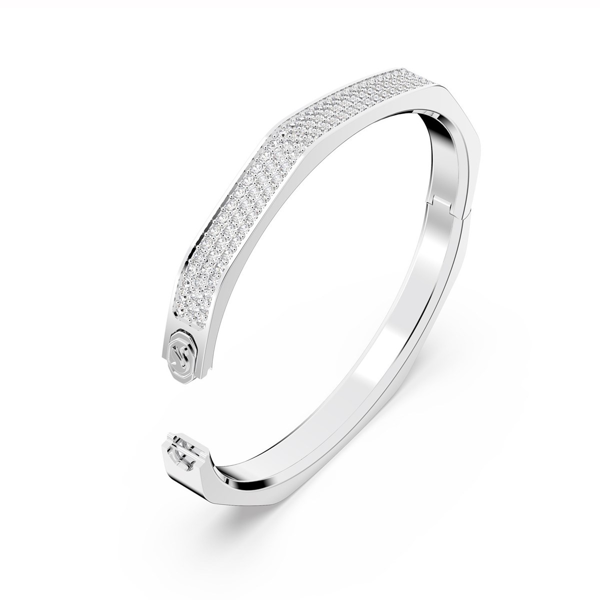 Bracelet Jonc Swarovski Dextera argenté_x000D_
Taille M - vue 2