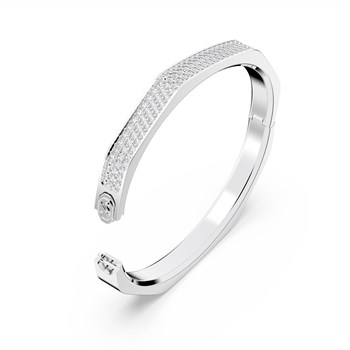 Bracelet Jonc Swarovski Dextera argenté_x000D_
Taille M