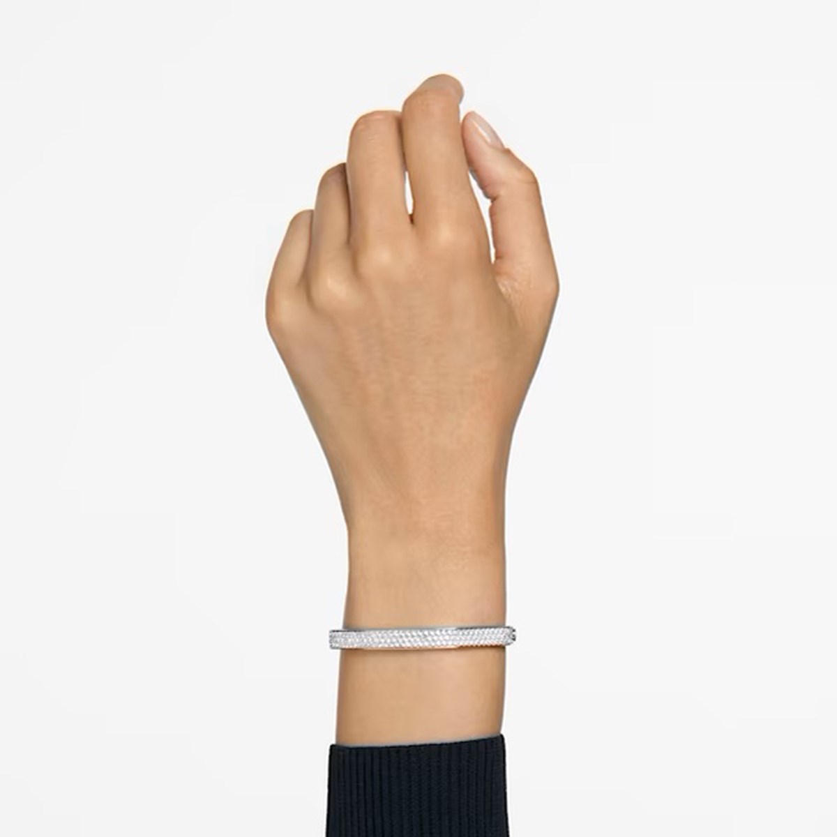 Bracelet Jonc Swarovski Dextera argenté_x000D_
Taille M - vue 4