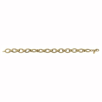 Bracelet Brillaxis or jaune 9K maillons ovales