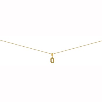 Collier Brillaxis géométrique striée