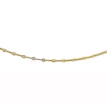 Collier Brillaxis style maille cheval en or 9 carats