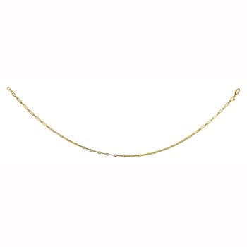 Collier Brillaxis style maille cheval en or 9 carats