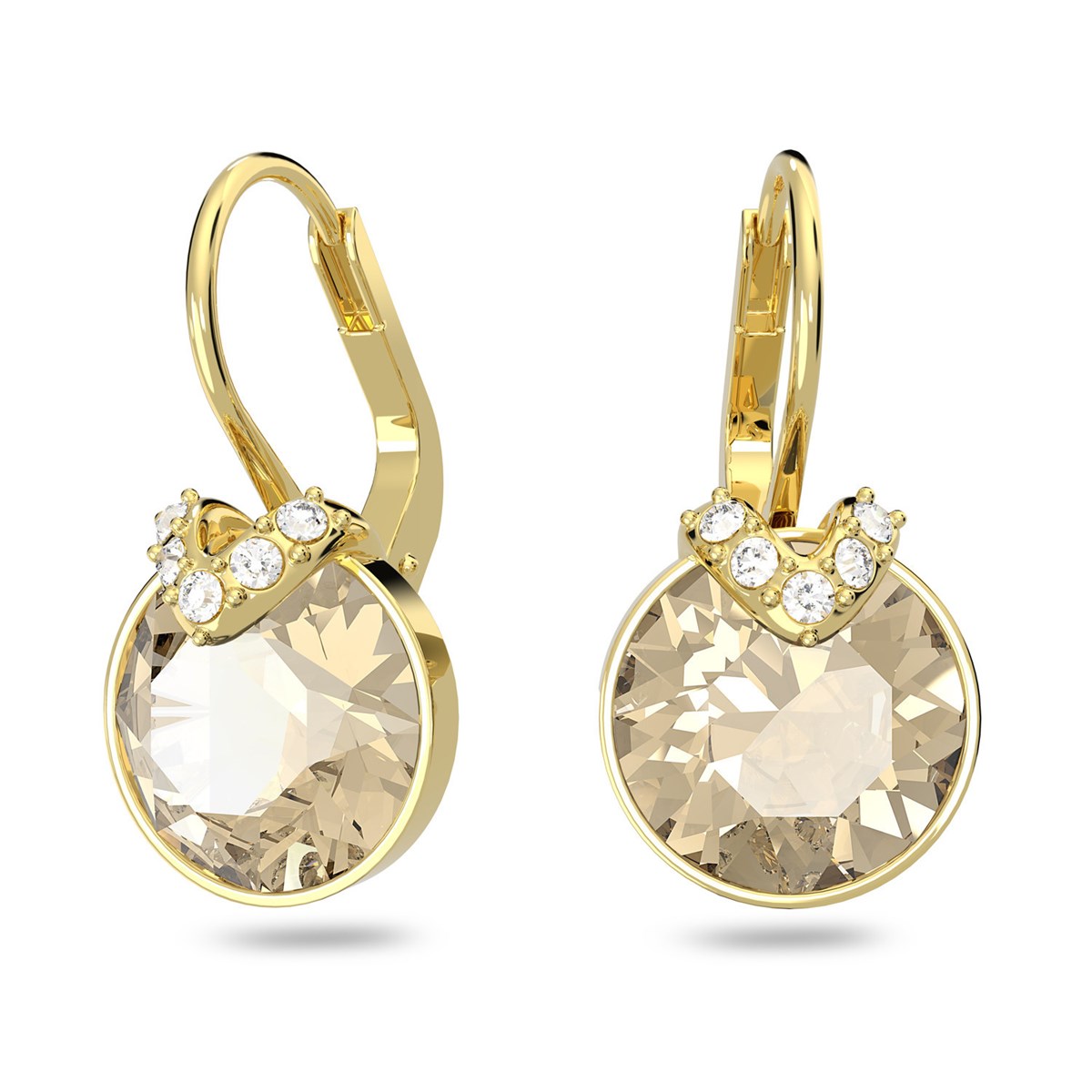 Boucles d'oreilles Swarovski Bella V dorées