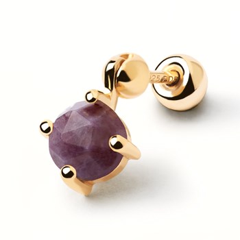 Boucle d'oreille individuelle PdPaola Kimi Charoïte