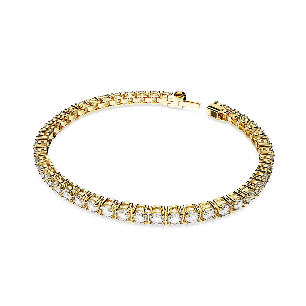 Bracelet Swarovski Matrix Tennis M_x000D_
placage doré - vue 2