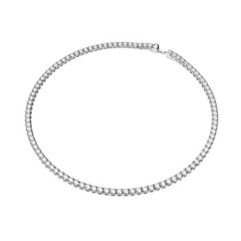 Collier Swarovski Matrix Tennis placage argenté